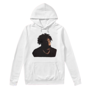 Rod Wave Nostalgia Oversized White Hoodie