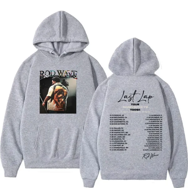 Rod Wave Last Lap Tour 2024 Album Hoodie