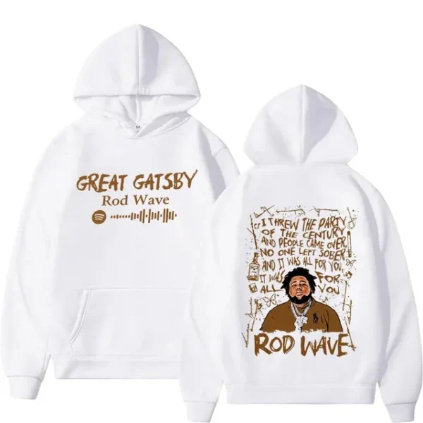 Rod Wave Nostalgia Album Song Great Gatsby Hoodie