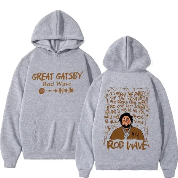 Rod Wave Nostalgia Album Song Great Gatsby Hoodie